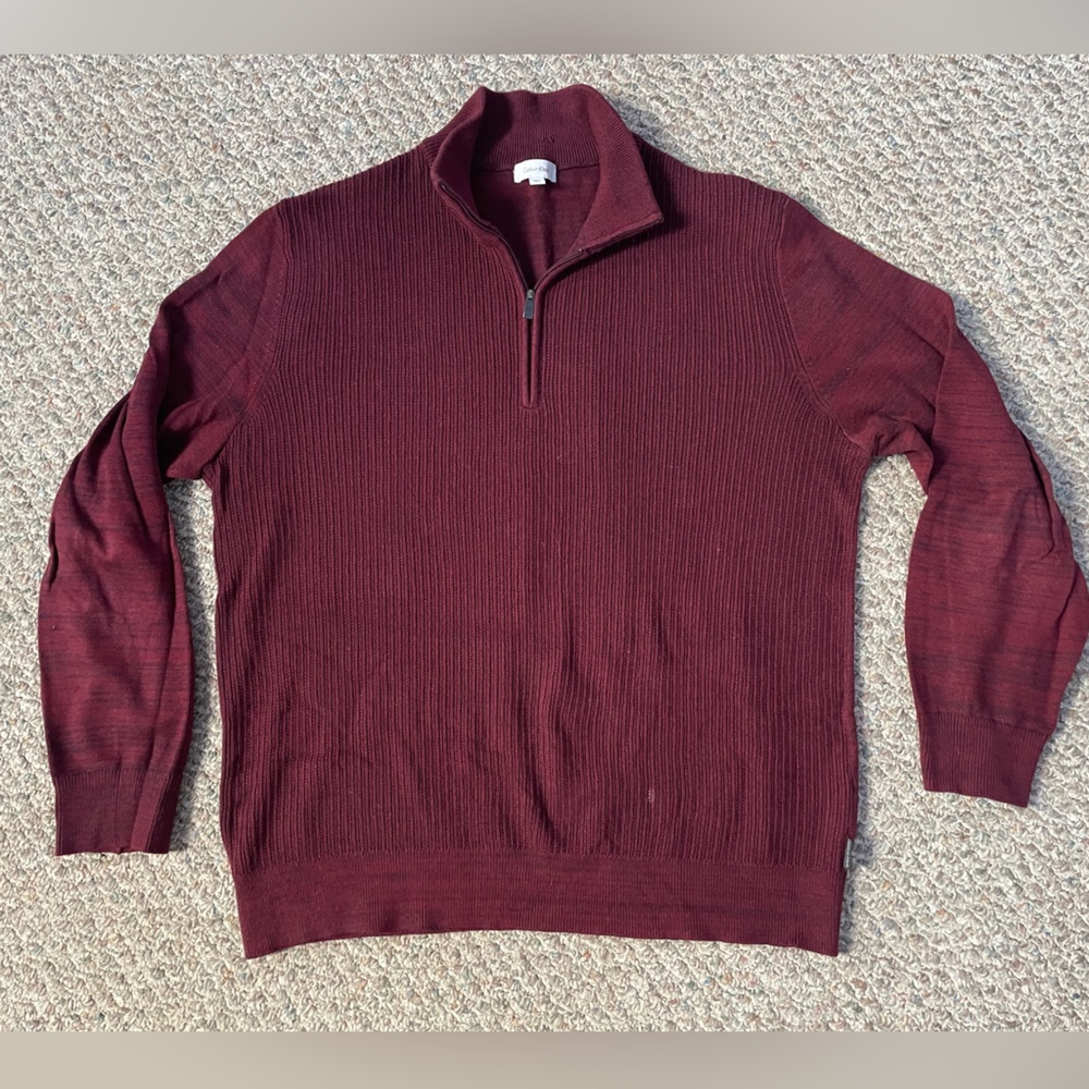 Men’s Maroon Sweater Calvin Klein - SIZE XL